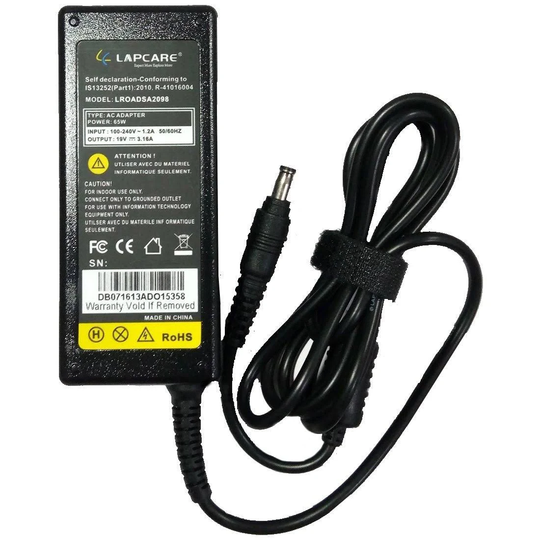 Lapcare Laptop Adapter Compatible For Samsung 60w | 19v/3.16a | 5.5mm x 3.0mm view 2